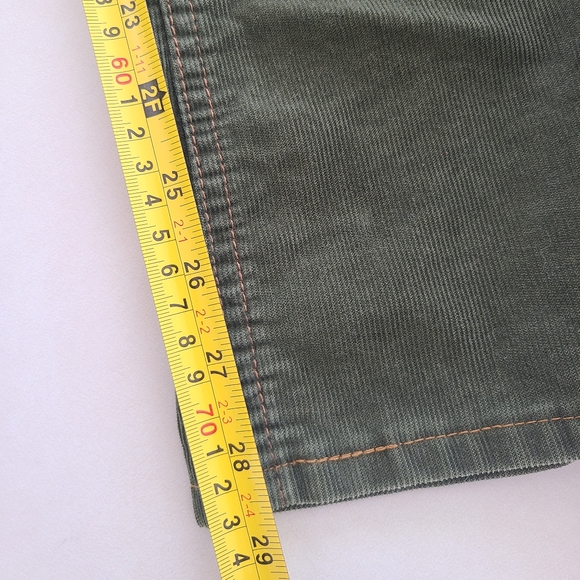 Eddie Bauer Green Corduroy Midrise Pants - Picture 8 of 9